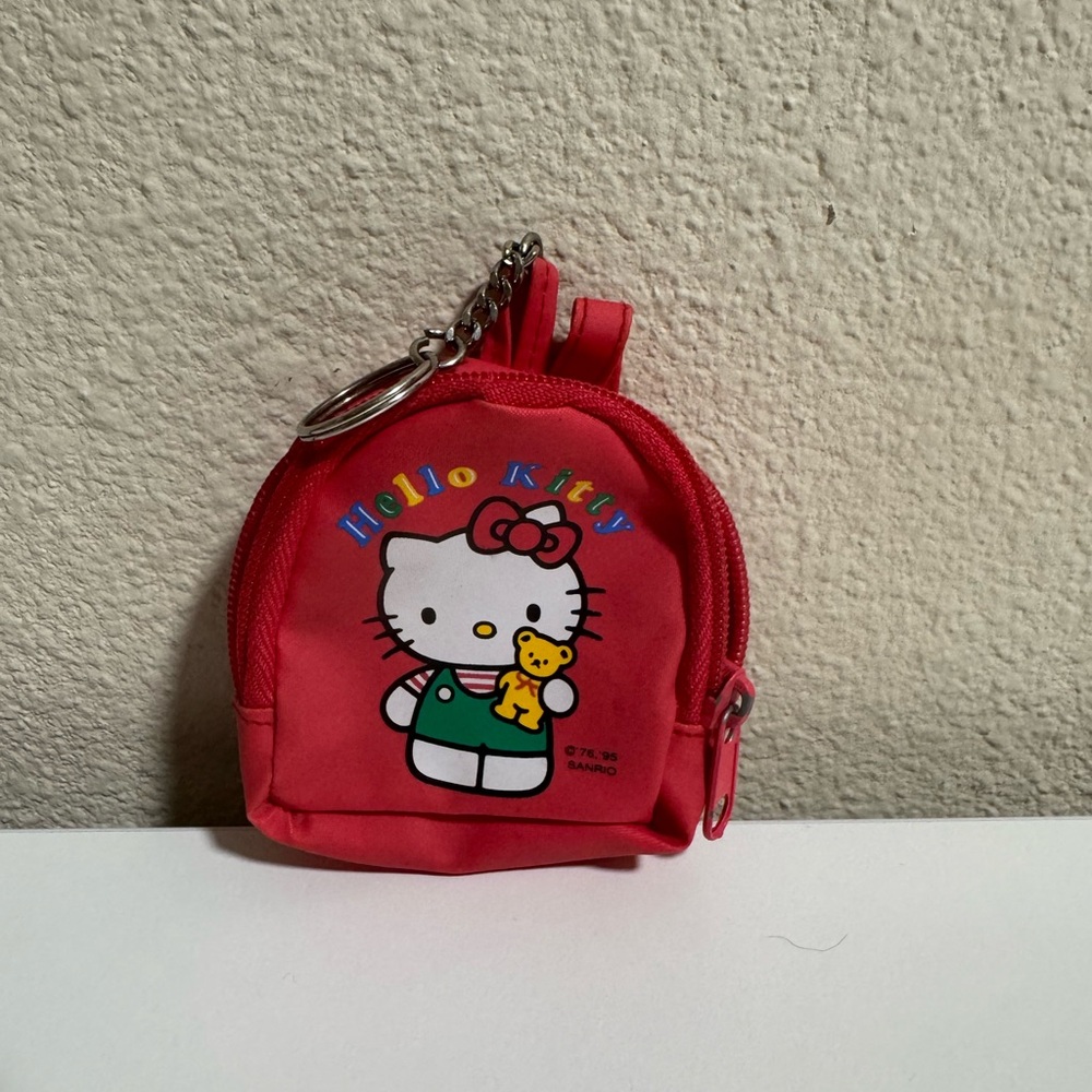 3” Hello Kitty Pink Mini Backpack Keychain 1995